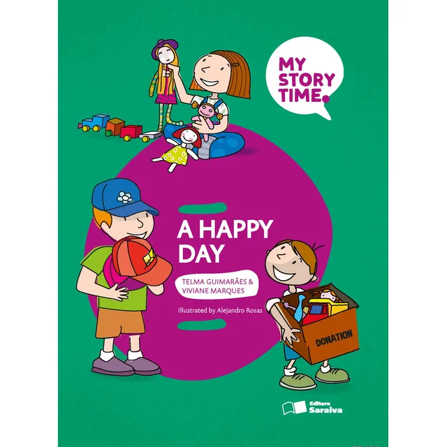 Feliz día, desde Guimarães, Telma. My story time Editorial Saraiva, tapa blanda en inglés, 2022