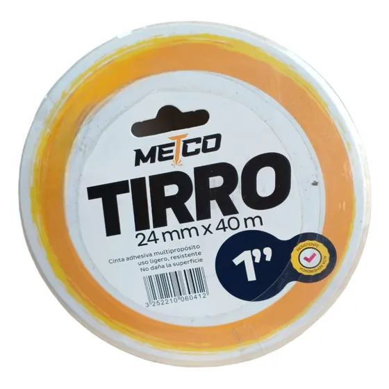 Tirro Cinta De Papel Beige 1  X 40m