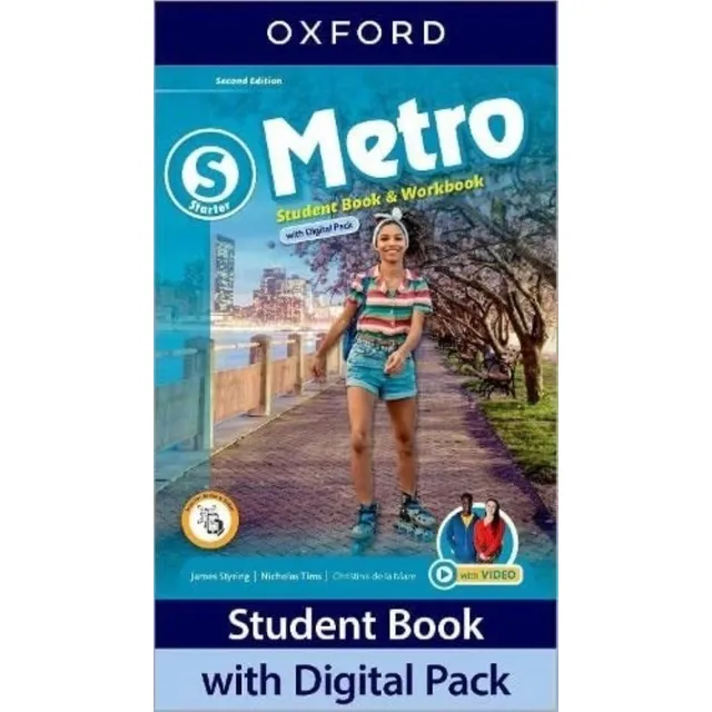 Metro Starter 2/Ed.- Student's Book +Workbook W/Digital Pack, de Styring, James. Editorial Oxford University Press, tapa blanda en inglés internacional, 2022