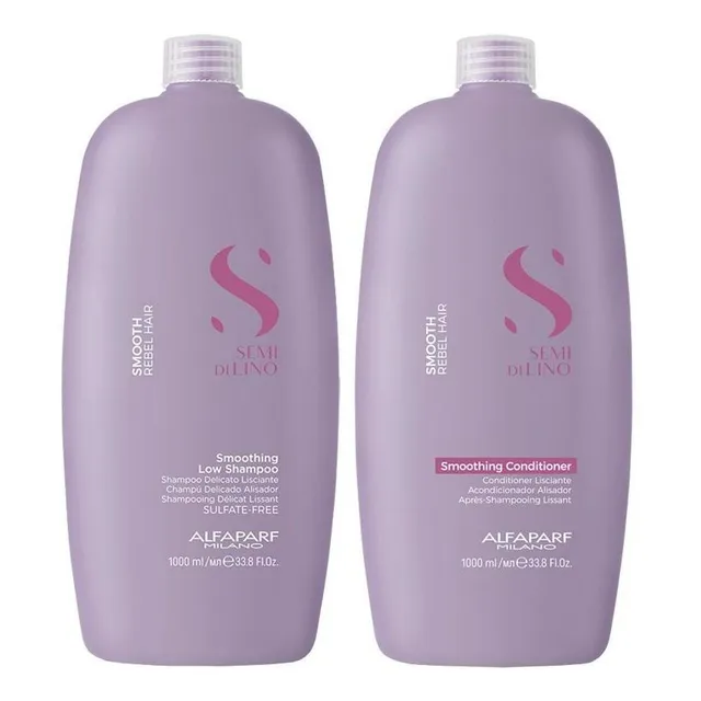 Kit Alfaparf Sdl Smooth Smoothing - Sh 1000ml + Cond 1000ml Kit Alfaparf Sdl Smooth Smoothing - Sh 1000ml + Cond 1000ml