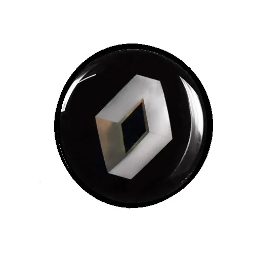 1 Emblema Adesivo Renault 14mm Chave Case Aluminio