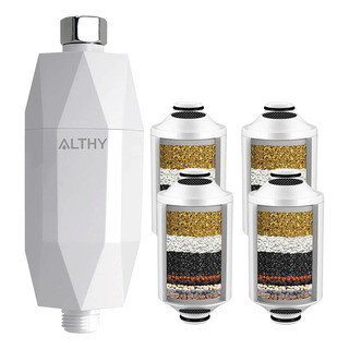 4 Refis+ Purificador Banho 13 Estágios Super Filtragem Althy 4 Refis+ Purificador Banho 13 Estágios Super Filtragem Althy