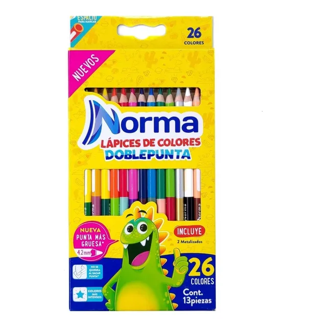 Colores Doble Punta Norma - Unidad A