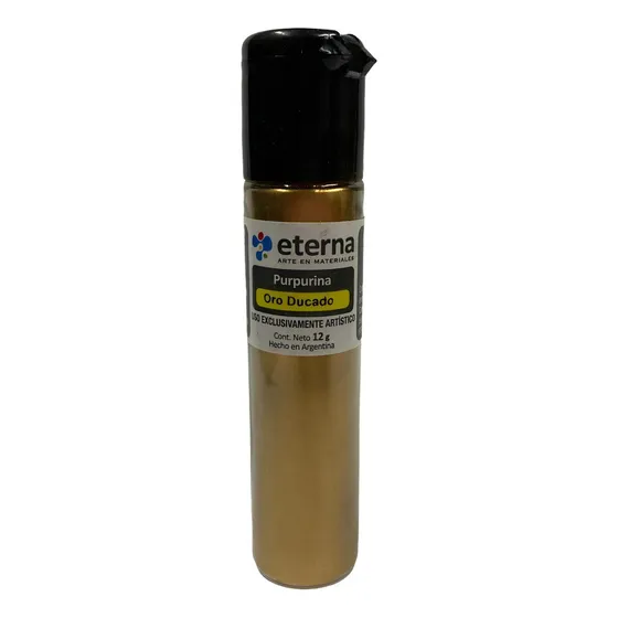Purpurina Eterna 12grs X Unidad Color Oro Ducado