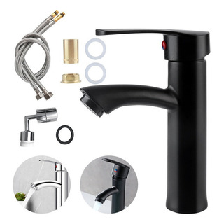 Llave Mezcladora Monomando Lavabo Baño Grifo Cromo 720 Giros Llave Mezcladora Monomando Lavabo Baño Grifo Cromo 720 Giros