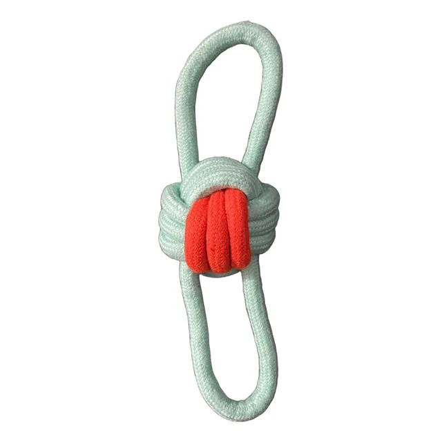 Juguete Masticable Perro Soga Cuerda Colores Dientes