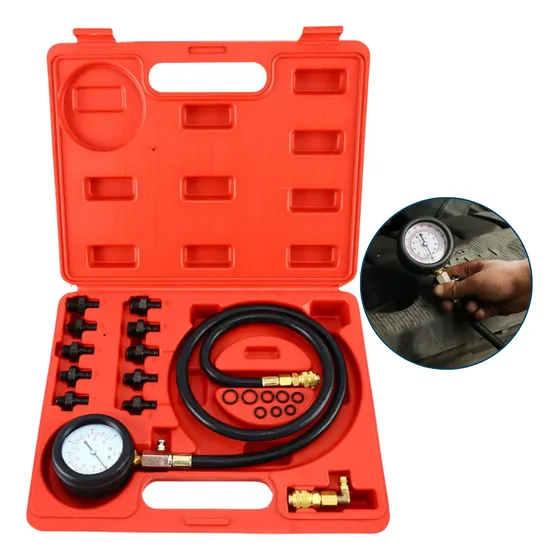 Kit Medidor Manómetro Presión De Aceite Automotriz Universal