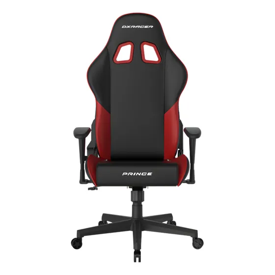 Silla Dxracer Prince Ergonomica Color Rojo Material Del Tapizado Cuero Sintético