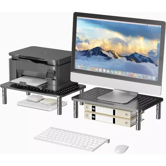 Base Monitor Soporte 3 Alturas Notebook Pc Impresora