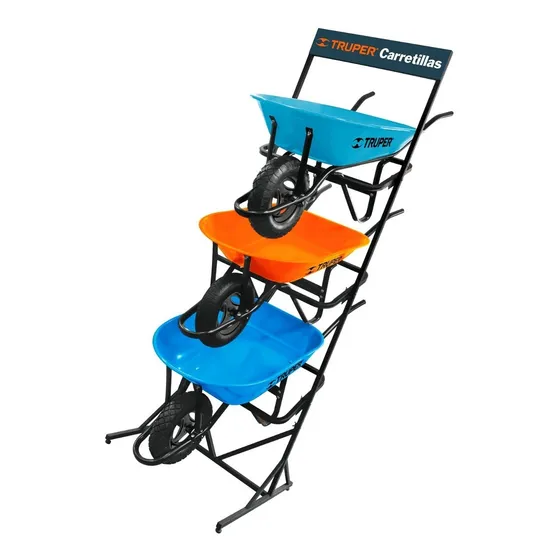 Rack Para 3 Carretillas Estibadas Truper 50160