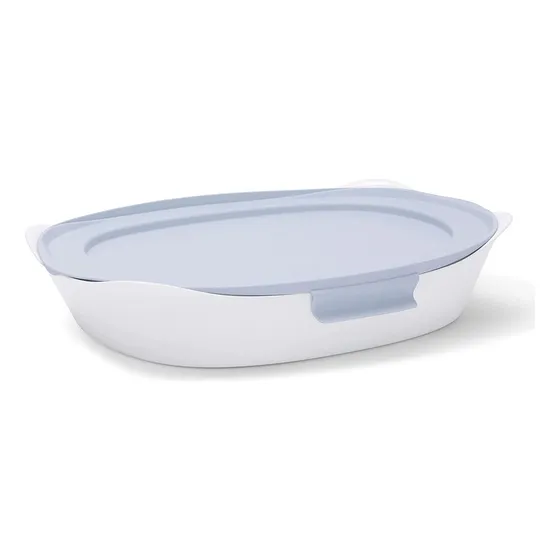 Vasos Rubbermaid Duralite Para Hornear, 2,5 Litros, Color Bl