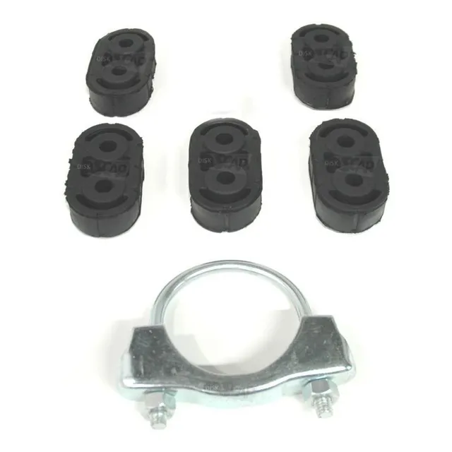 Kit Borracha Coxim Escapamento Blazer S10 - 6 Pçs M13