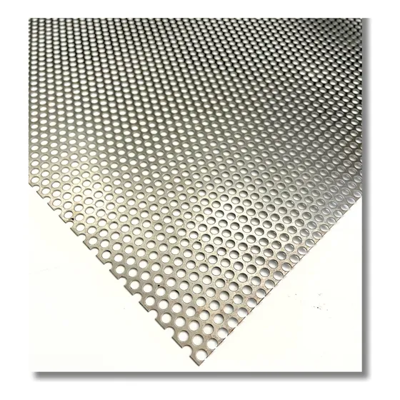 Chapa Perforada Redondo 3mm / Espesor 0,9 Mm / 1 X 2 Mts