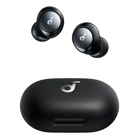 Audífonos Bluetooth Soundcore Space A40 in Ears, Resistente al Agua, Audifonos Cancelacion de Ruido Activa, Certificación Hi-Res LDAC, 50 Horas de Sonido sin Pérdida, Soporte de Carga Rápida