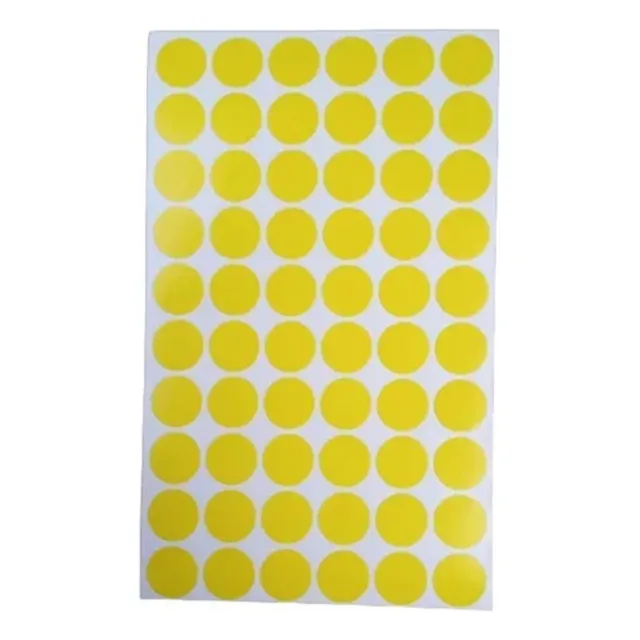 600 Etiqueta Sticker Autoadhesivas Colores  14mm