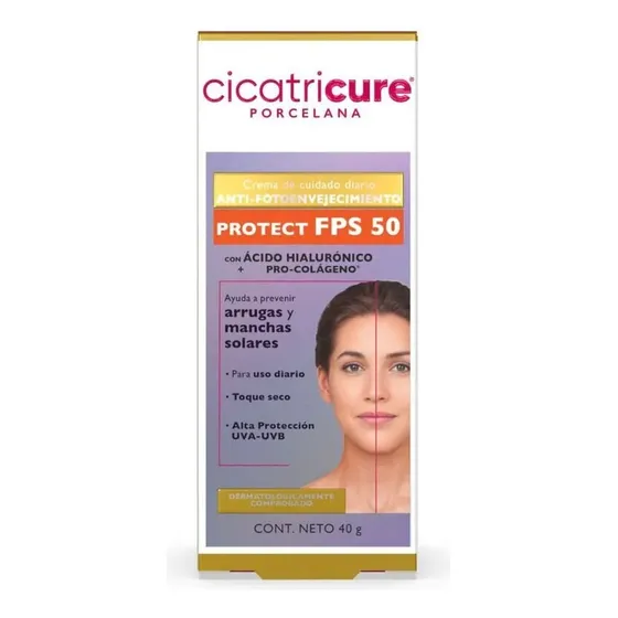 Cicatricure Porcelana Anti-fotoenvejecimiento Fps50 40ml