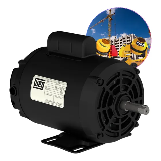 Motor Weg Elétrico 1cv Monofásico Baixa Rotação Elétrico 1hp