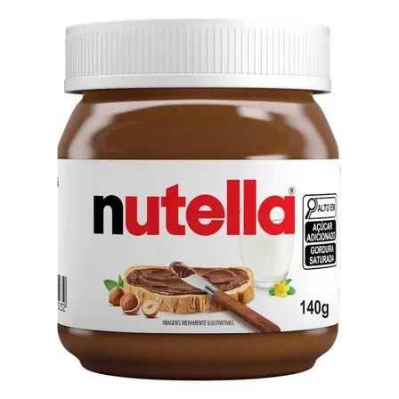 Nutella Original 140g - Avelã E Chocolate - Delicioso!