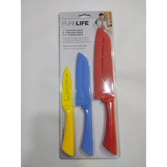 Cuchillos Cocina Purelife Acero Inoxidable Chef Profesional