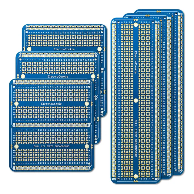 Electrocookie Kit De Placa De Prototipo De Pcb Grande Soldab