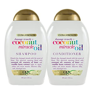 Kit Shampoo Y Acondicionador Ogx Aceite Coco Reparador Daño Kit Shampoo Y Acondicionador Ogx Aceite Coco Reparador Daño