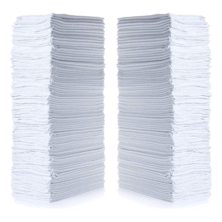 Toallas De Algodón Blancas 35.6 X 30.5 Cm, 150 Unidades Toallas De Algodón Blancas 35.6 X 30.5 Cm, 150 Unidades