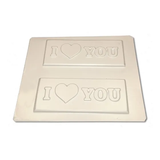 Molde Tableta Te Amo I Love You Chocolate