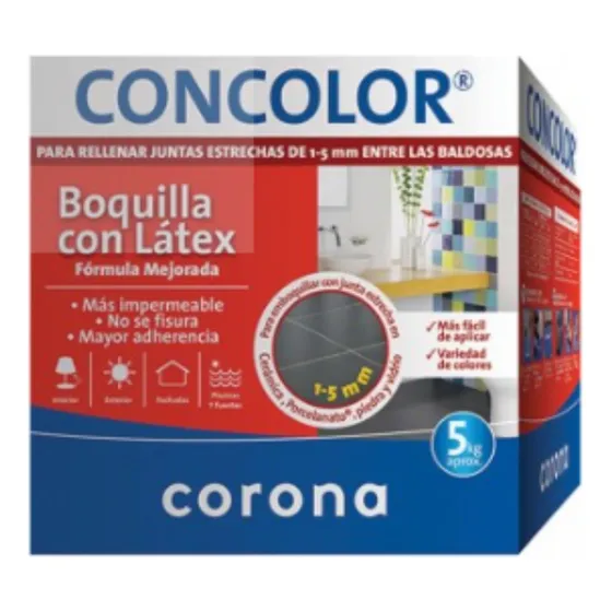Boquilla Concolor Junta Estrecha Beige X 5k