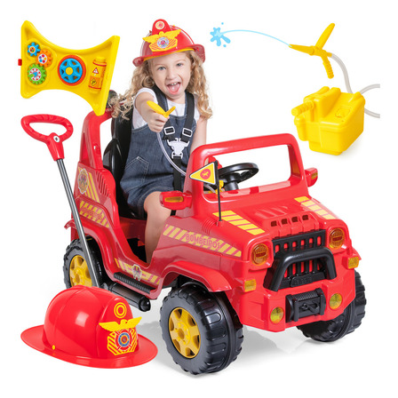 Jipe Infantil Com Pedal Carro Passeio Menino Quadriciclo Carrinho Passeio Empurrar - Mundo Toy Jipe Infantil Com Pedal Carro Passeio Menino Quadriciclo Carrinho Passeio Empurrar - Mundo Toy
