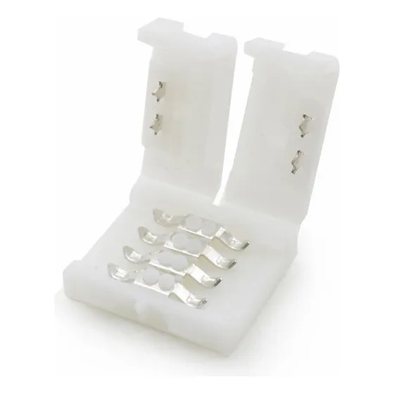 Conector Para Fita Led Rgb 8mm 4 Vias - 5 Unidades