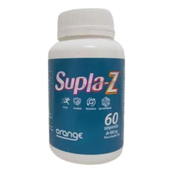 Polivitamínico Supla Z Orange 400mg C/60 Comprimidos Sabor Sem Sabor