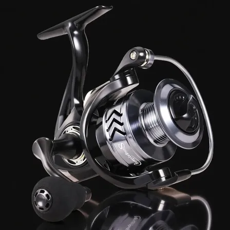 Molinete De Pesca Sougayilang Premium Alumínio Carrete Drag 12 Kg Cor Preto 5000 Direito/esquerdo