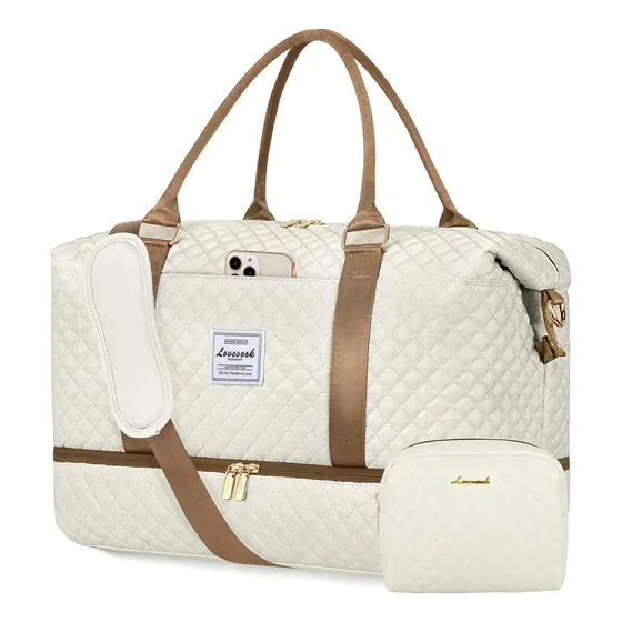 Bolsa De Viaje Lovevook, Duffle Con Compartimento Para Zapat