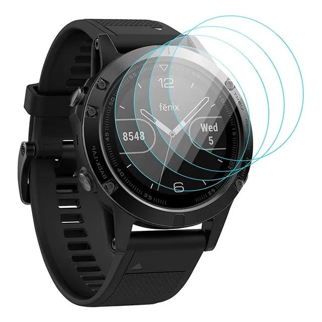3-pack Tempered Glass Screen Protector For Garmin Fenix 5