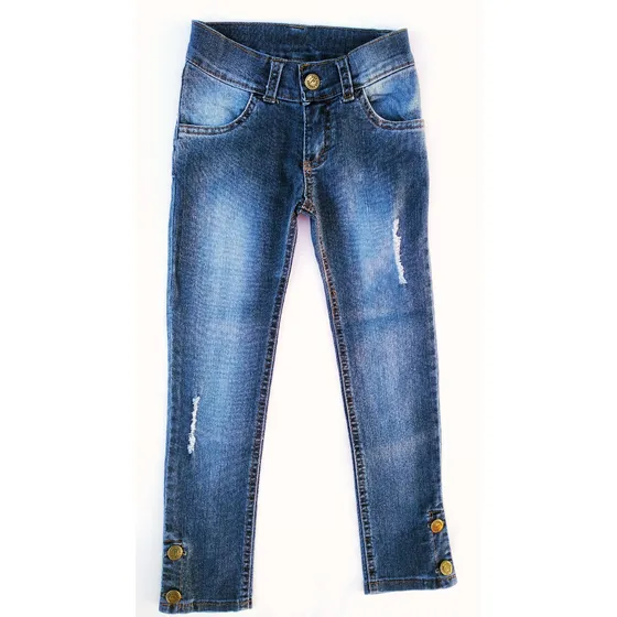 Pantalón Tiki Jeans Nena Infantil Talles 2 Al 16 Azul