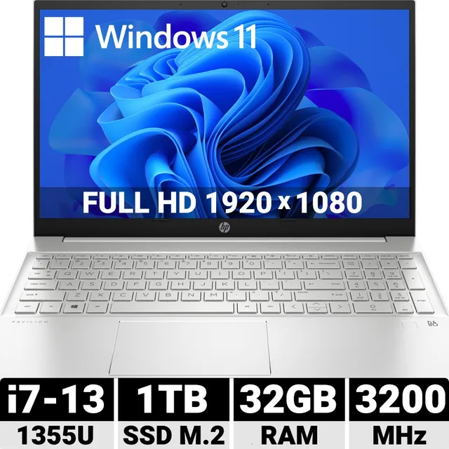 Laptop Hp Pavilion I7, 32 Gb Ram, Ssd Nvme 1 Tb, Gen4.0 15,6