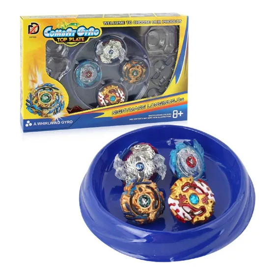 4 En 1 Battle Tops Battle Tops Estuche, Caja