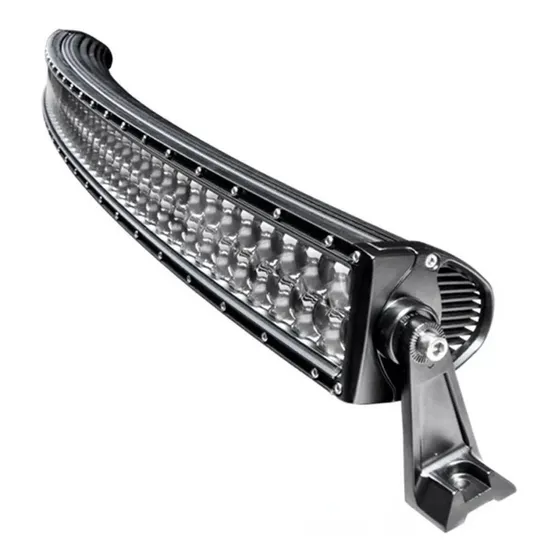 Barra 80 Led 240 W Curva C/ Lupa Todo Vehículo 