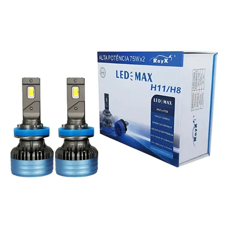 Luz Ultra Led Max 6k 15000lm 150w 12 24v H4 Onix Prisma Mobi