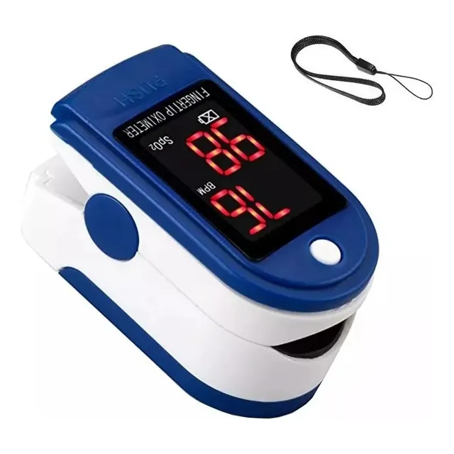 Pulsometro Pulso Oximetro Medidor Oxigeno Cardiaco