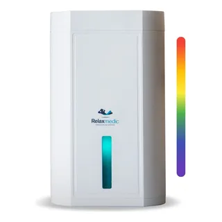 Desumidificador Ar Antimofo Elétrico C/ Led 950ml Relaxmedic Cor Branco Desumidificador Ar Antimofo Elétrico C/ Led 950ml Relaxmedic Cor Branco