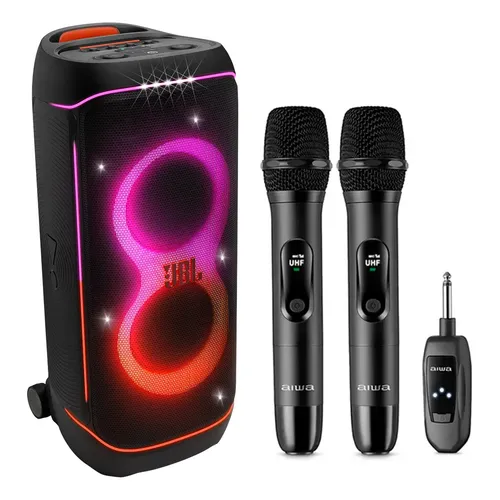 caixa de som JBL PartyBox 710 portátil com bluetooth preto