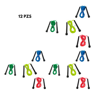 Pack 12 Cuerdas Saltar Ejercicio Fit Gym Casa Gimnasio Box Pack 12 Cuerdas Saltar Ejercicio Fit Gym Casa Gimnasio Box