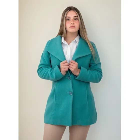 Abrigo Lana - Cielo Frío