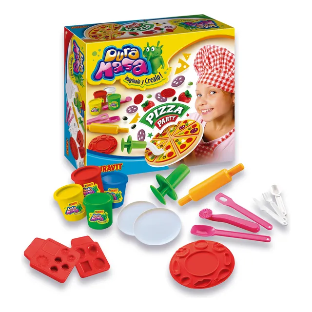 Masa Plastilina Pizza Party Duravit 725 + Potes - Del Tomate
