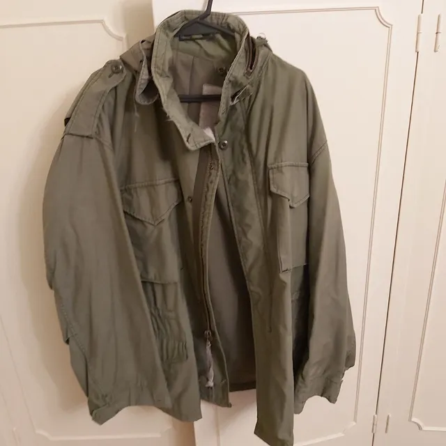 Campera Alpha M65 Original Militar Xl Sin Forro Desmontable