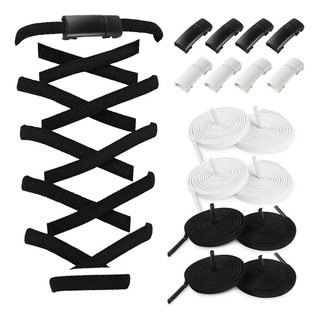 4 Pares Cordones De Silicona Cordones Elásticos Para 4 Pares Cordones De Silicona Cordones Elásticos Para
