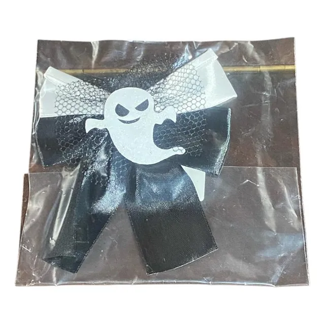 Laço Presilha C/ Bico De Pato Enfeite De Cabelo P/ Halloween