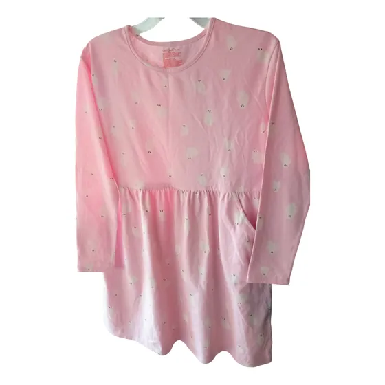 Vestido Infantil 100% Algodón Estampado Talla 14 Cat & Jack