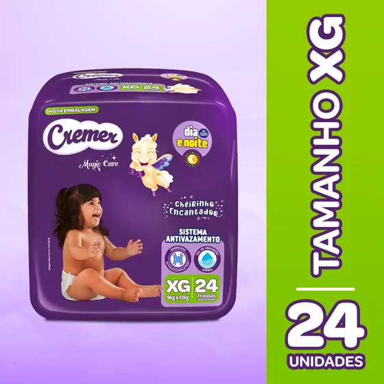 Fraldas Cremer XG x 24 unidades